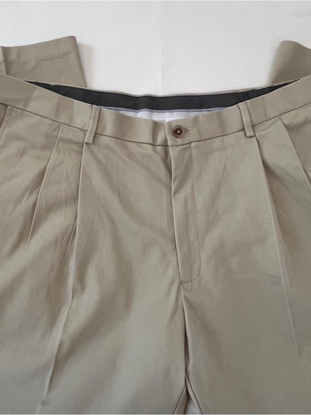 Haggar Khaki Classic Fit Dress Pants